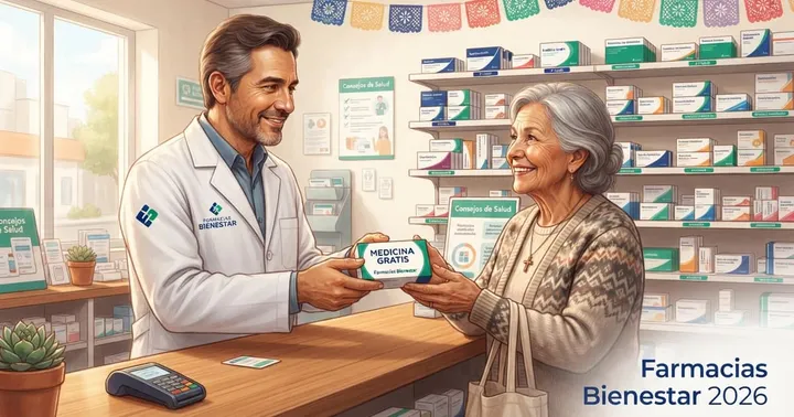 Portada de la guía: Farmacias del Bienestar 2026: dónde y medicamentos