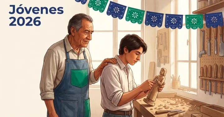 Portada de la guía: Jóvenes Construyendo el Futuro 2026: registro y pago
