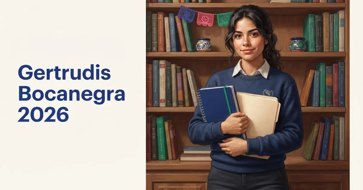 Portada de la guía: Beca Gertrudis Bocanegra 2026: requisitos y estados