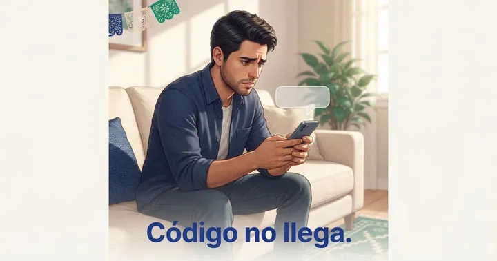 Portada de la guía: Código de Llave MX no llega por SMS o correo: solución