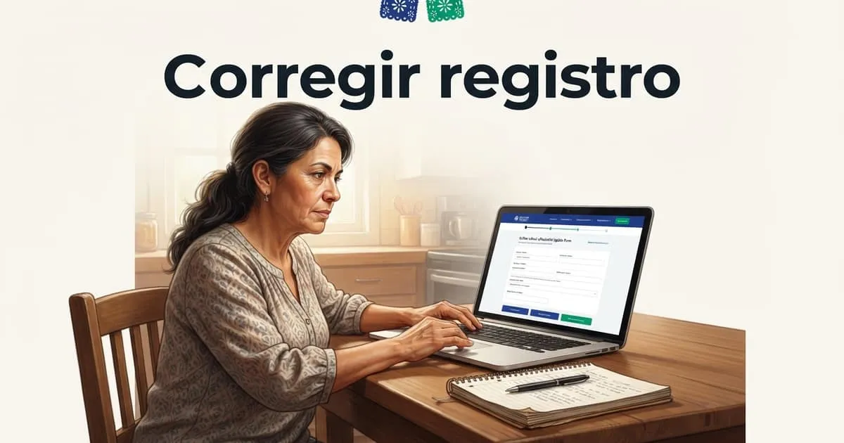 Portada de la guía: Cómo corregir el registro de la Beca Rita Cetina ya enviado