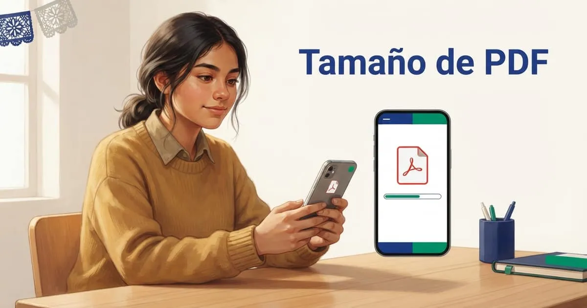 Portada de la guía: ¿De qué tamaño deben ser los PDF y fotos en Llave MX?