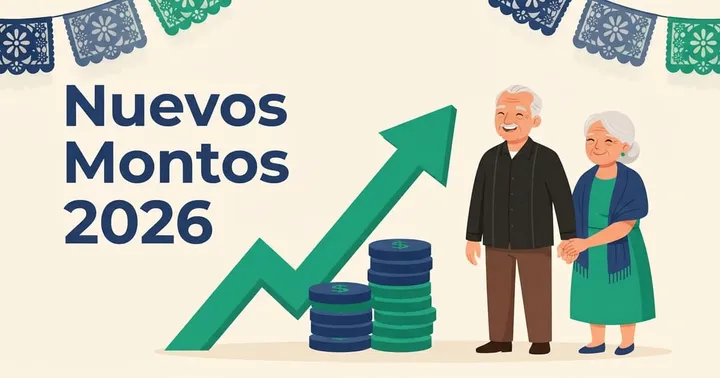 Portada de la guía: Aumento Pensión Bienestar 2026: nuevos montos confirmados