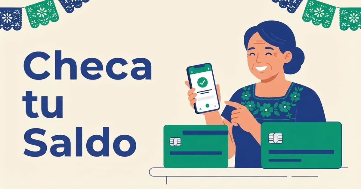 Portada de la guía: Cómo checar el saldo de tu Tarjeta Bienestar en 2026