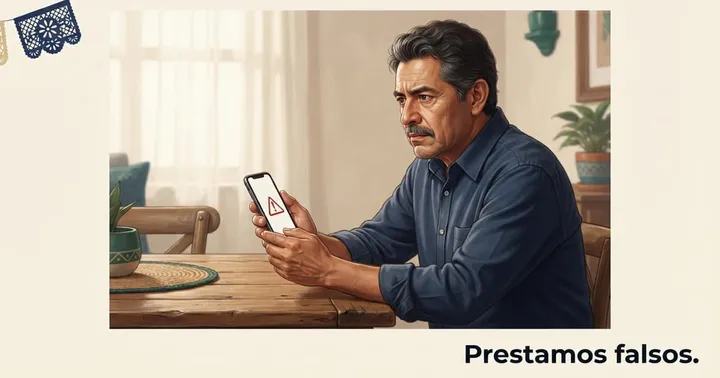 Portada de la guía: Cuidado: préstamos falsos del Banco del Bienestar