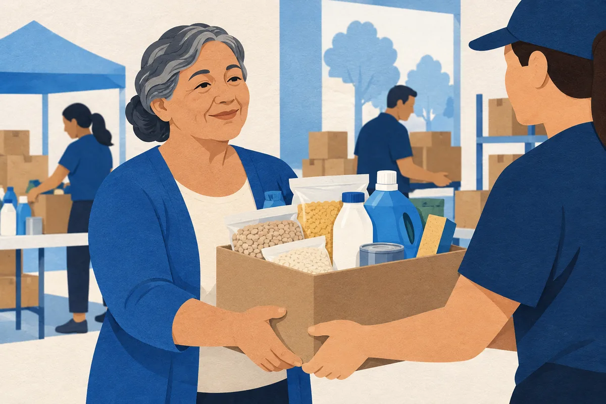 Ilustración editorial: Alimentación para el Bienestar Edomex 2026: requisitos, registro y bajas
