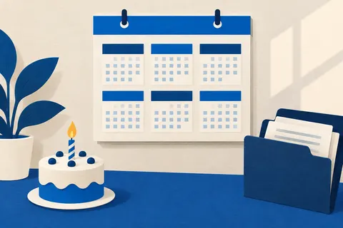 Ilustración editorial: Cumplo 65 años: ¿cuándo me registro a la Pensión Bienestar? La regla del bimestre