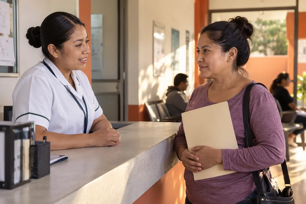 Imagen editorial ilustrativa sobre IMSS Bienestar afiliación: cómo registrarte si no tienes seguro médico