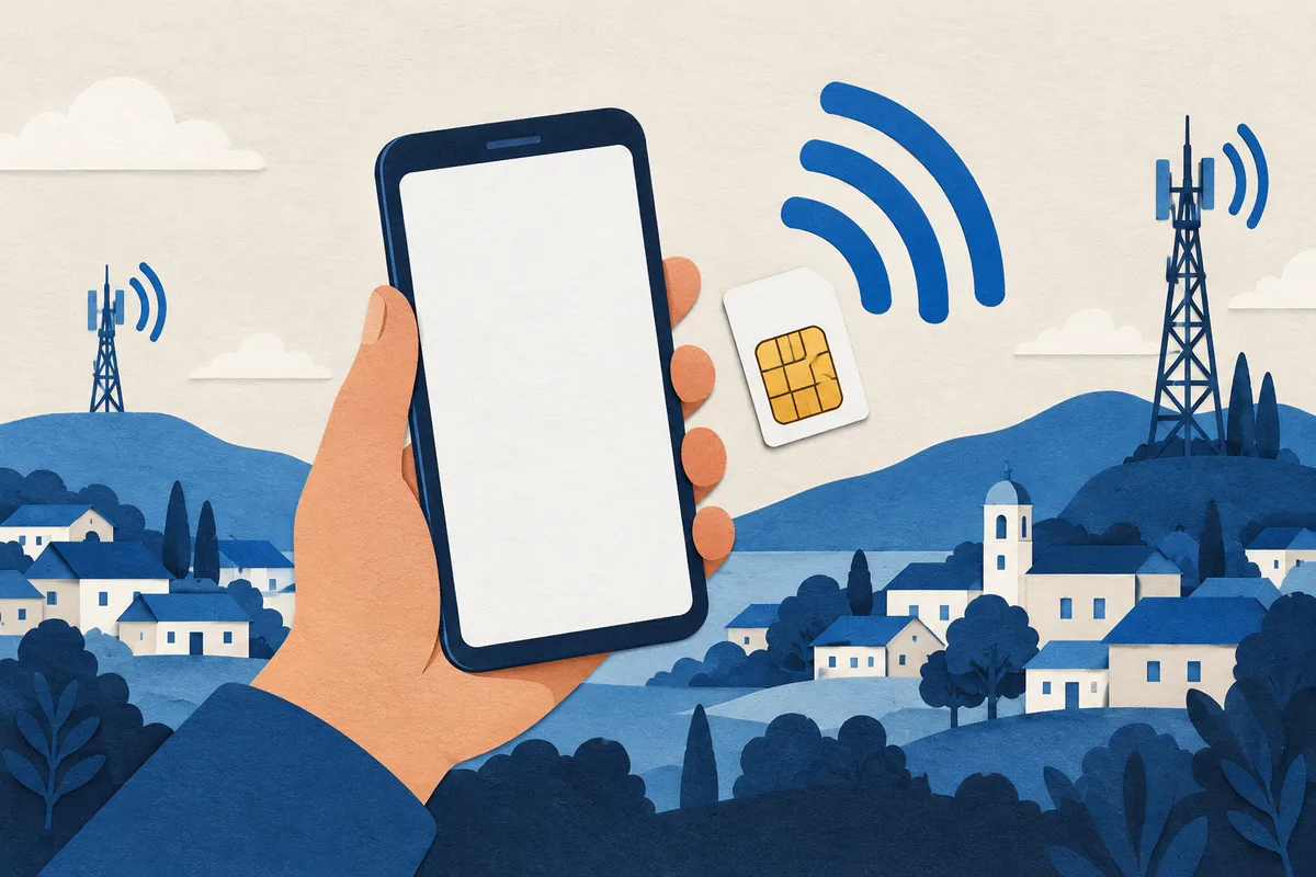 Ilustración editorial: Internet para el Bienestar: recargas, chip y si de verdad es gratis (2026)
