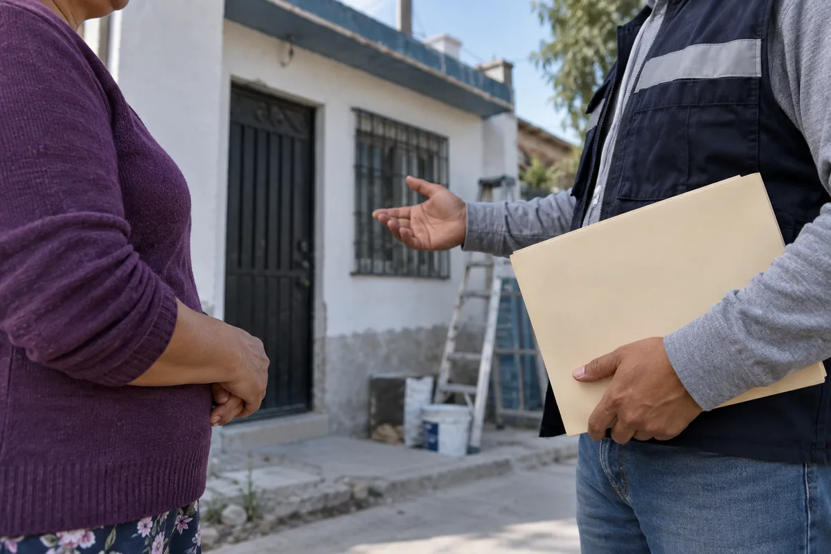 Imagen editorial ilustrativa sobre Mejoramiento de Vivienda Bienestar: cómo solicitar los $40,000 en 2026