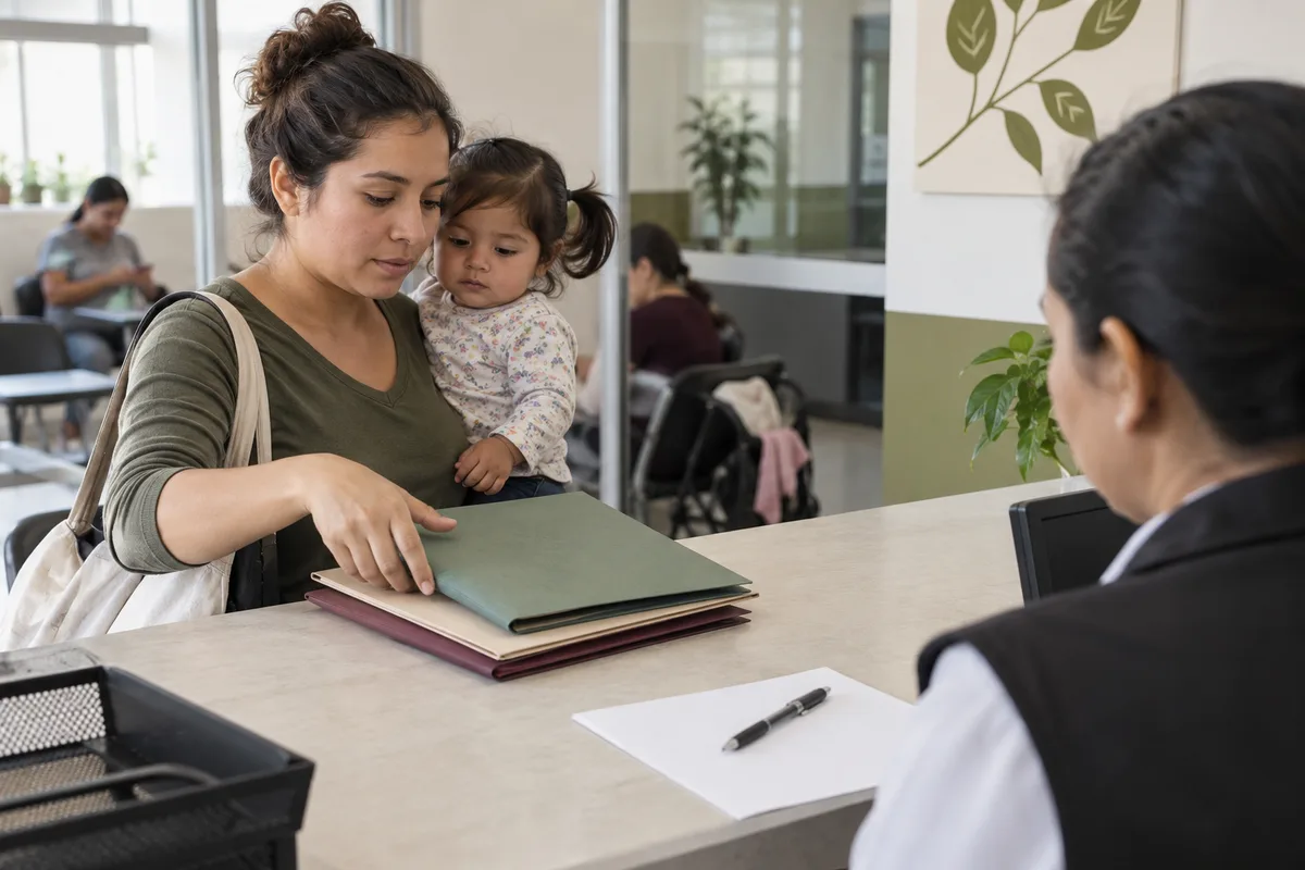 Imagen editorial ilustrativa sobre Requisitos madres trabajadoras Bienestar 2026: quién califica y qué documentos llevar