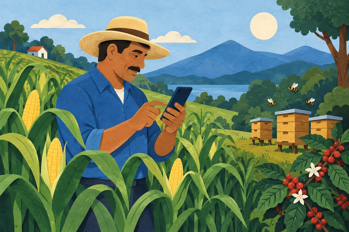 Ilustración editorial: Producción para el Bienestar 2026: fechas de pago, montos y estatus con CURP